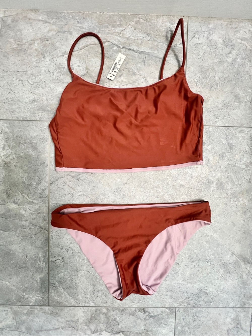 NWT Madewell Second Wave Reversible Classic Bikini (Medium) - Picture 7 of 9